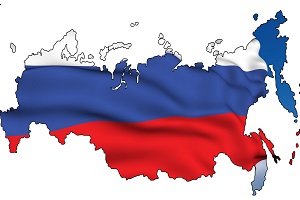 карта РФ и флаг